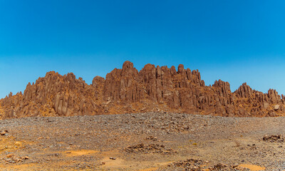 Mars-like region in the desert