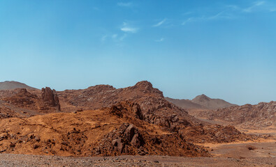 Mars-like region in the desert