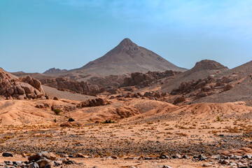 Mars-like region in the desert