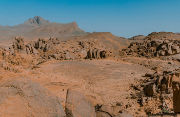 Mars-like region in the desert