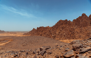 Mars-like region in the desert