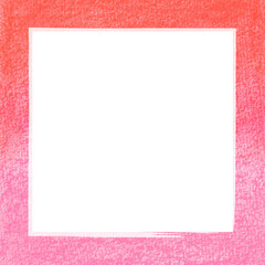 パステル画フレーム　文字を入れると簡単におしゃれに