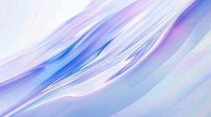 Abstract Blue and White Swirling Pattern With Iridescent Highlights