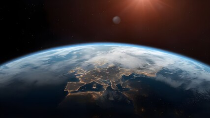 Obraz premium earth in space