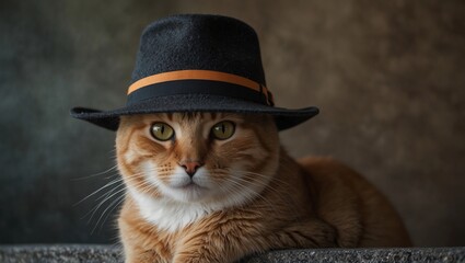 Cat with hat