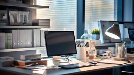 Exemplary Professional Workspace: A Perfect Blend of Order, Functionality, and Technology