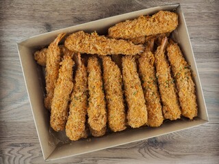 아시아 음식 새우튀김, 요리