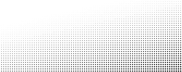 Light gradient halftone dots grunge wide background
