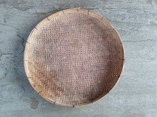 basket, bamboo, weave, object, background