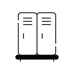 Locker Room vector icon