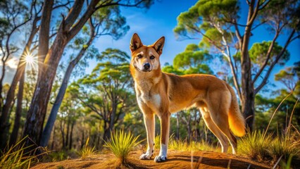 Australian Wild Dog Dingo Standing