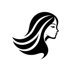 woman with long hair