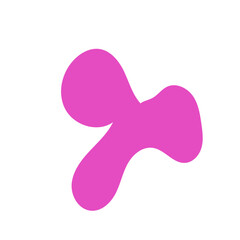 Pink abstract shape vectors