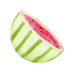 Summer season element melon illustration