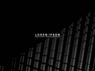 Abstract futuristic dark black background with modern design. Realistic 3d wallpaper with luxurious flowing lines. Elegant background for posters, websites, brochures, cards, banners, apps, etc.