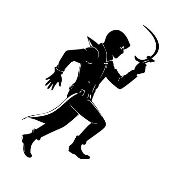 recommend clip art: thief vector design silhouette 