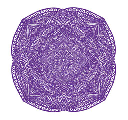 Signs and symbols. Circle pattern lotus or flower mandala art design. beauty, fashion, geometry.