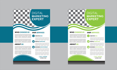 corporate beutiful stylish flyer templete