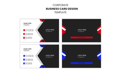 Minimalist & Clean Business card-Visiting Card-Modern Business Card Template.
