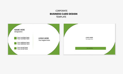 Minimalist & Clean Business card-Visiting Card-Modern Business Card Template.
