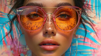 Sun-Kissed Chic: Oversized Sunglasses and Vintage Vibes