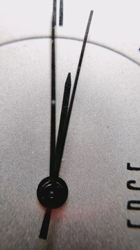 Time goes on. Time is moving so fast. Clock is the symbol of management to utilizing every schedule. Vertical video of business working hour counting. Relaxing clip for intro, and advertising