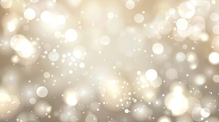 Abstract Gold Bokeh Lights Background. Festive and Elegant Design Element