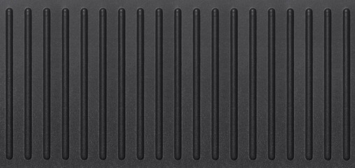 Black corugated stripped metal ridge background