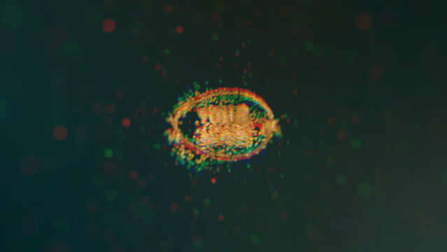 Twisting Particle Logo Reveal