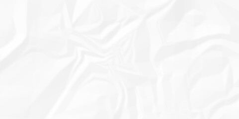 White wrinkly backdrop paper background. panorama craft wrinkly paper texture background, crumpled pattern texture. paper crumpled texture. white fabric crushed textured crumpled.
