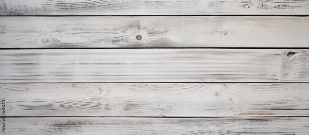 Poster background of white wooden planks with a textured wooden appearance providing a copy space image for