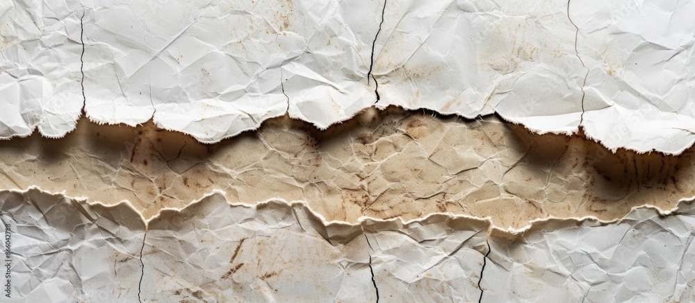 Poster Torn paper with copy space image.