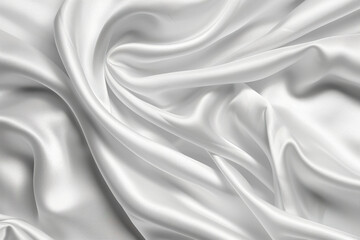 Obraz premium A white fabric with a smooth texture, generative ai image.