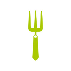garden fork flat illustration