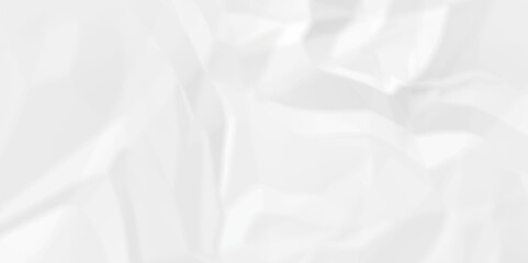 White wrinkly backdrop paper background. panorama craft wrinkly paper texture background, crumpled pattern texture. paper crumpled texture. white fabric crushed textured crumpled.