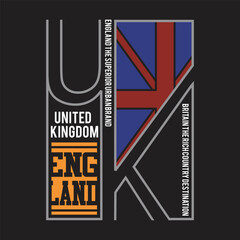 united kingdom design typography vector illustration