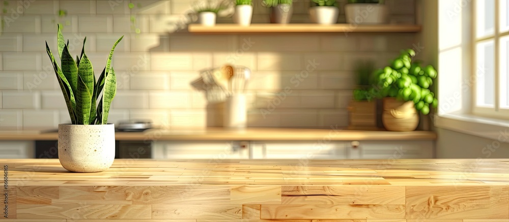 Aufkleber roller in kitchen . with copy space image. Place for adding text or design
