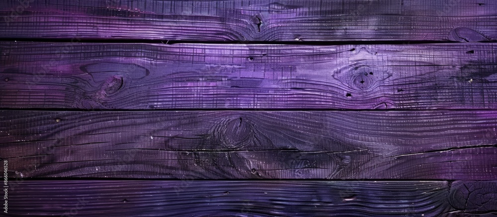 Poster Purple wood texture background on a wooden board, with space for adding an image. with copy space image. Place for adding text or design