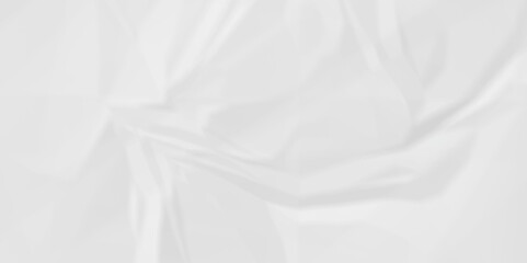 Crumpled wrinkle stain silk paper texture. wrap aged paper crumpled texture. white fabric crushed textured crumpled.