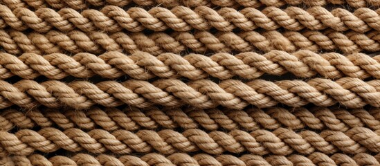 Ropes of considerable size creating textured backgrounds for copy space images.