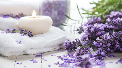 Enjoy a luxurious spa retreat with the calming aromas of lavender and eucalyptus, perfect for couples seeking relaxation and tranquility this Valentine's Day.

