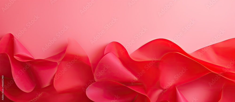 Poster vibrant pink and red paper background with copy space image for design and decoration.