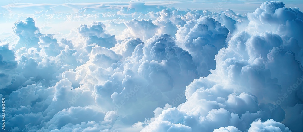 Poster full frame low angle view of clouds with copy space image.