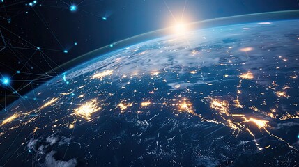 Technology Network Background, Generative AI