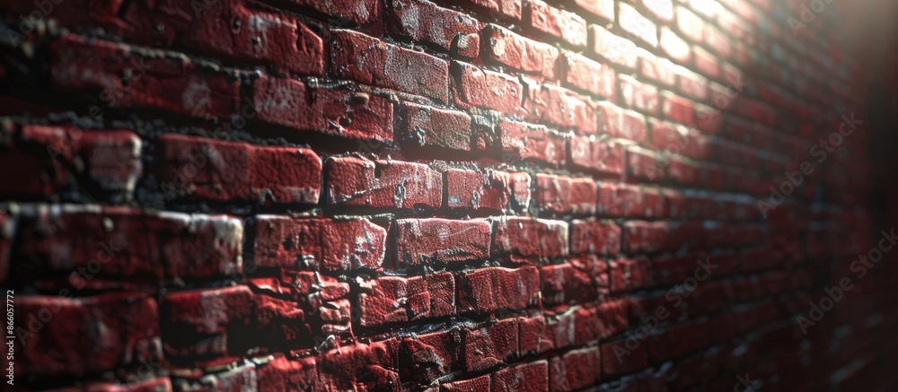 Poster brick wall. with copy space image. Place for adding text or design