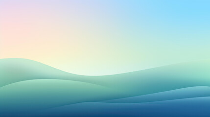 Calm and serene abstract pastel green and blue gradient background for design projects.