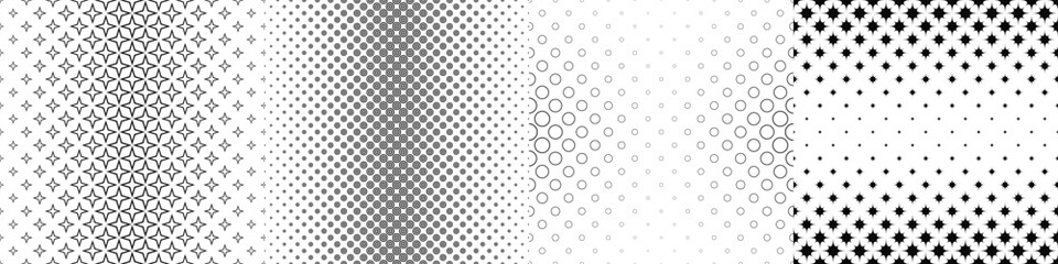 Black and white pattern collection