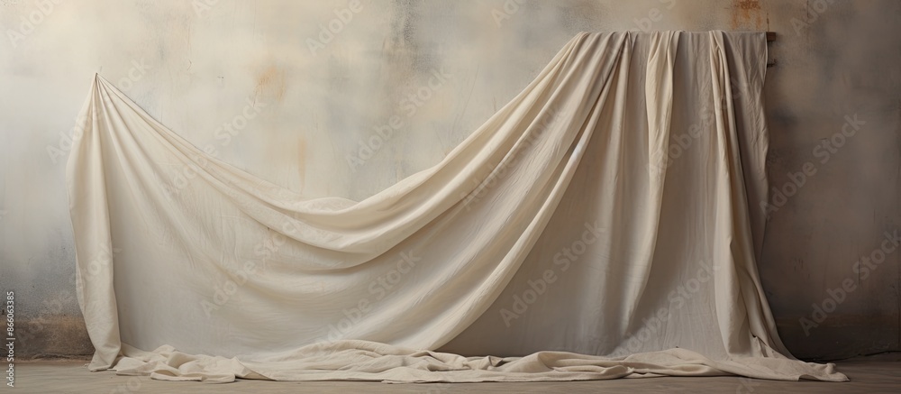 Aufkleber a soiled cloth against a clean backdrop with copy space image.