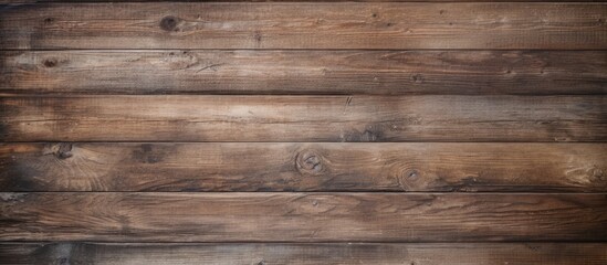 Obraz premium Weathered wooden backdrop with a vintage design for a rustic feel in a copy space image.