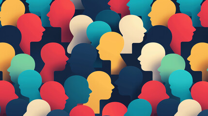 Group discussion with diverse individuals nodding and exchanging ideas, inclusive and insightful, understanding wallpaper